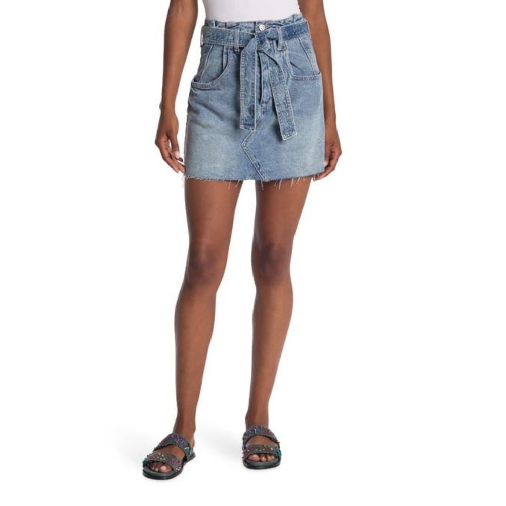 Free People East of Eden Denim Mini Skirt - 27 (4)